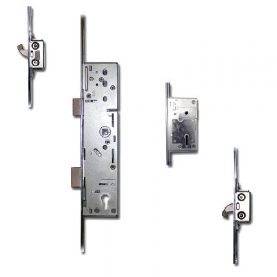 Era Multipoint Lock Split Spindle 20mm Faceplate 2 Hooks + Deadbolt